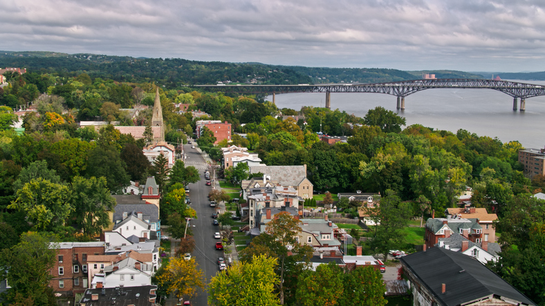 Panoramic Image of Newburgh, NY